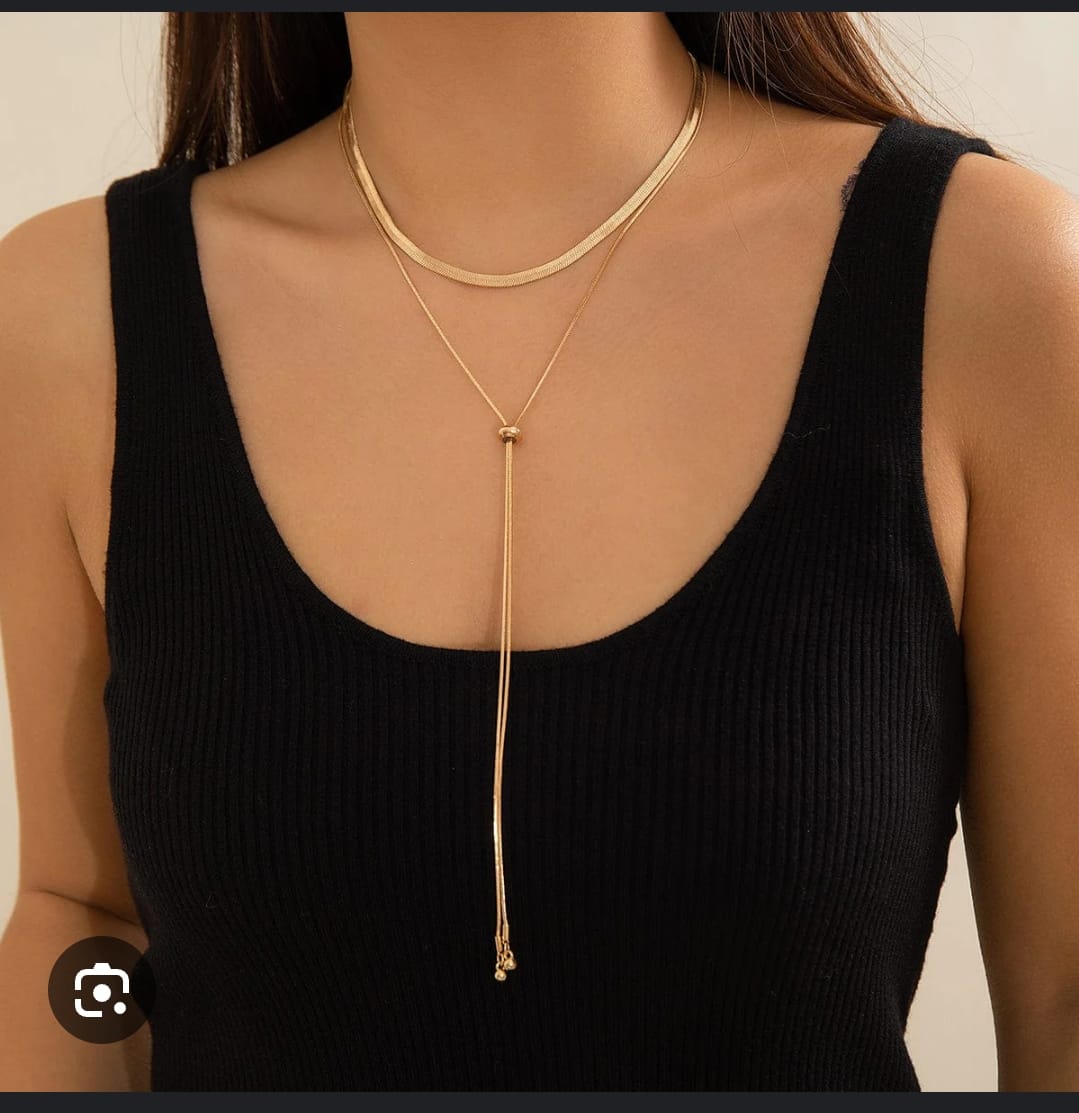 Dual Gold Layer Lariat