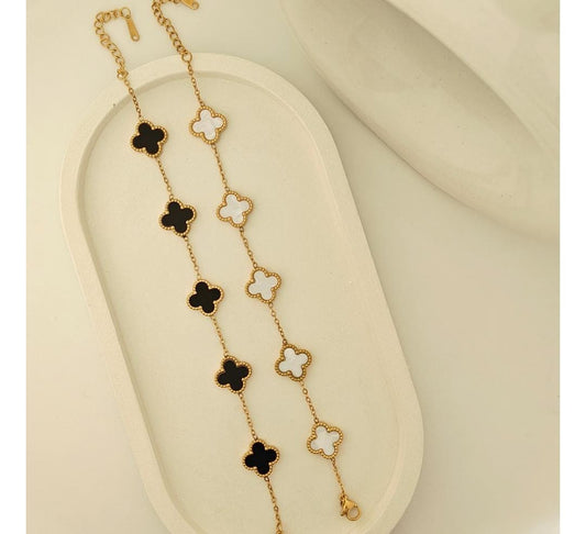 Clover Charm Duo Bracelets
