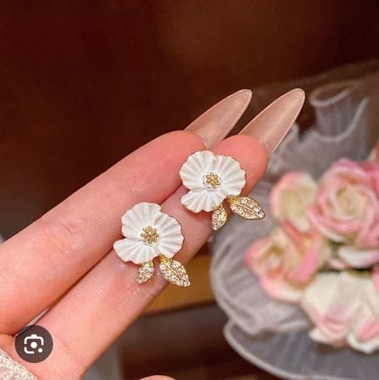 Floral Bloom Statement Earrings