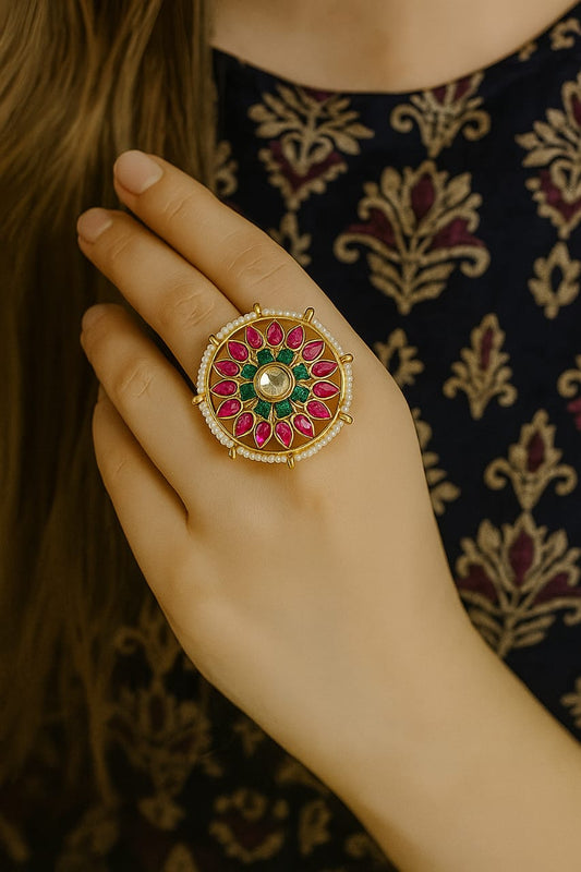 Jewel Bloom Statement Ring