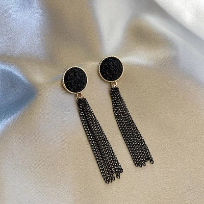 Midnight Column Earrings