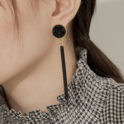 Midnight Column Earrings