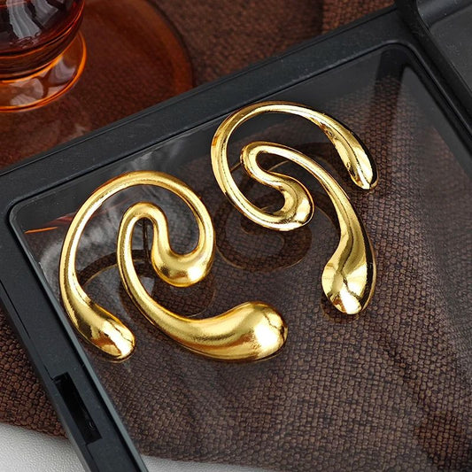 Golden Drift Earrings