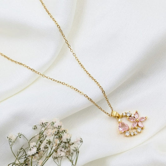 Rosé Bloom Necklace