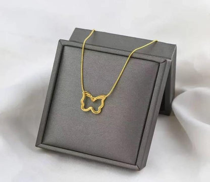 Butterfly Silhouette Necklace