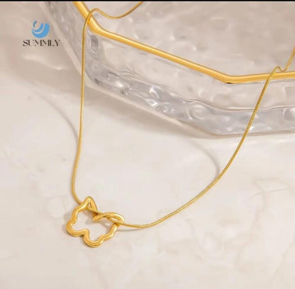 Butterfly Silhouette Necklace