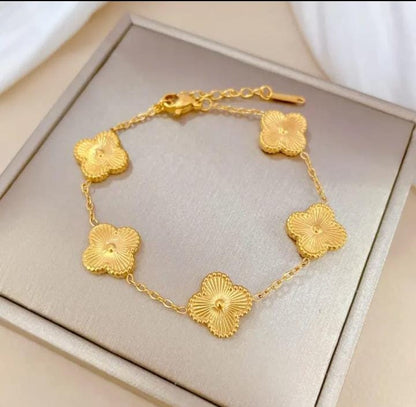 A Garden in Gold Bracelet