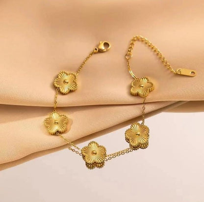 A Garden in Gold Bracelet