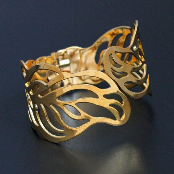 Sculpted Gold Bracelet