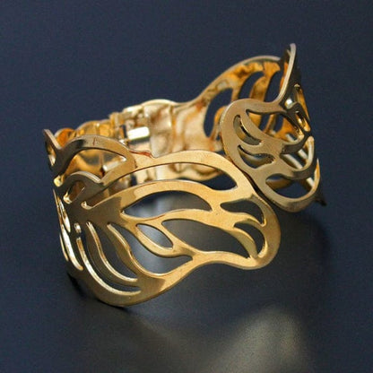 Sculpted Gold Bracelet