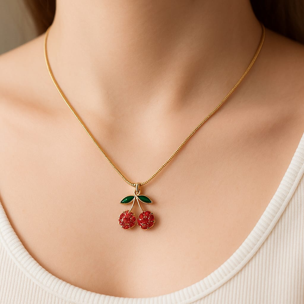 Cherry Charm Necklace