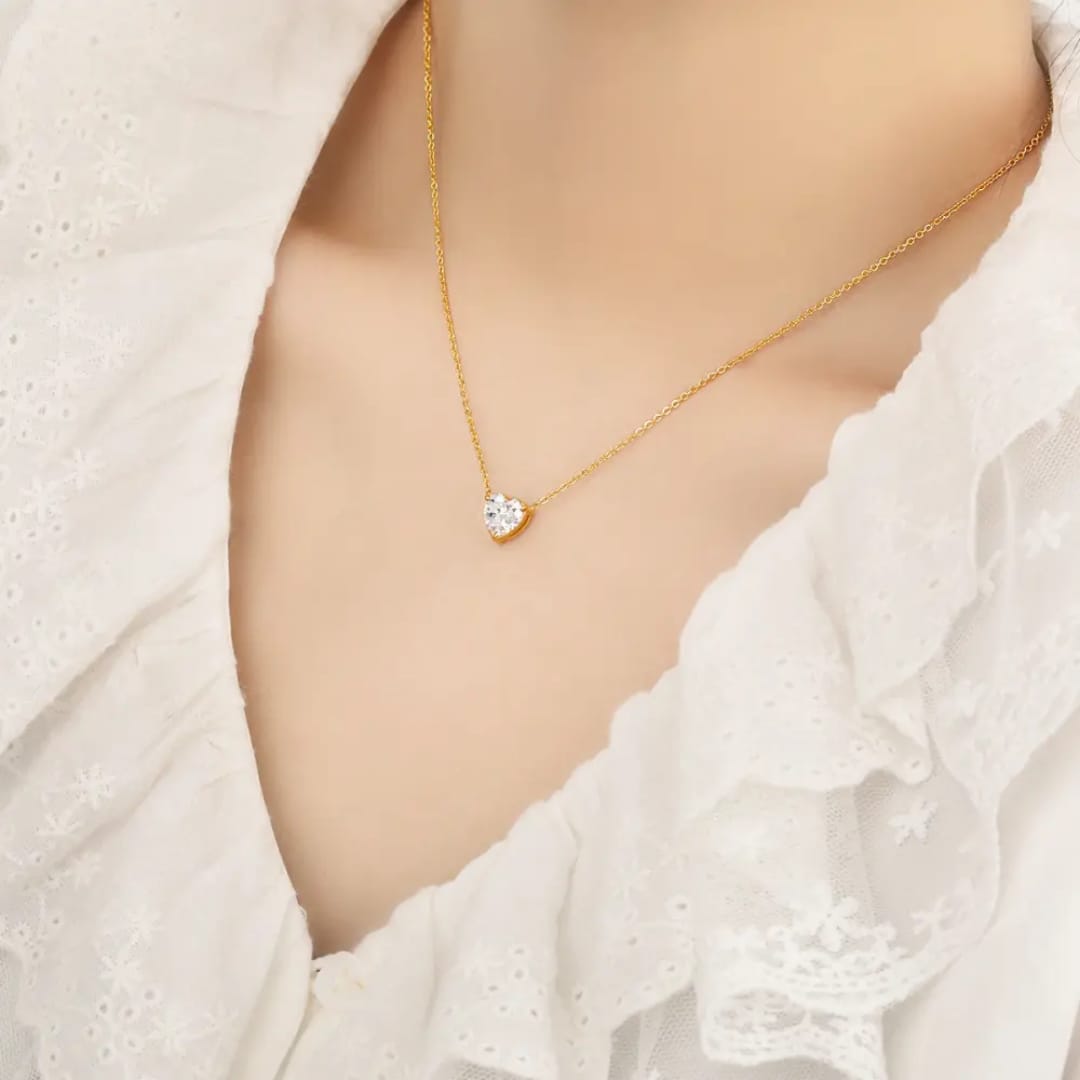 Crystal Heart Necklace
