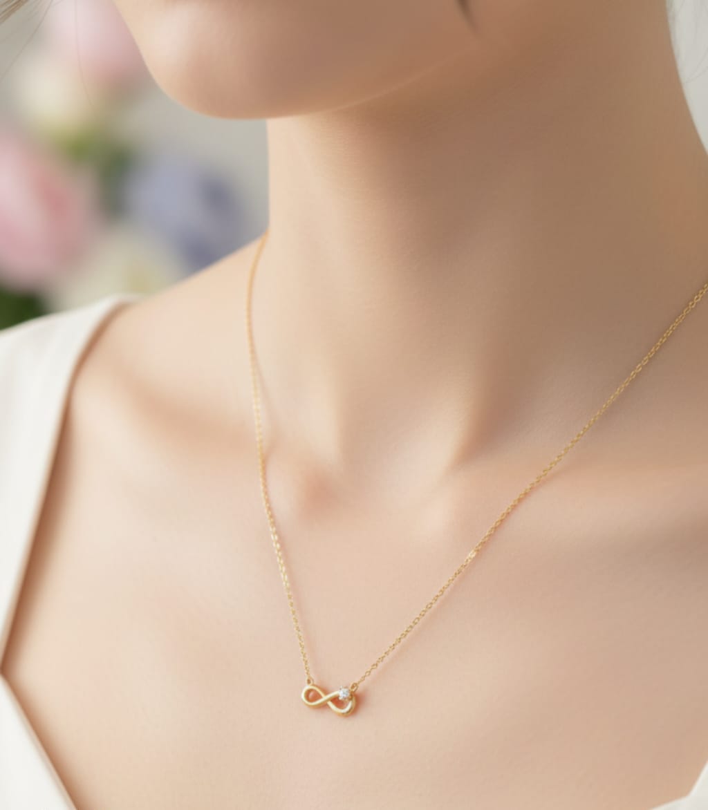 Infinity Sparkle Necklace