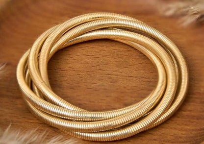 Interwoven Luxe Gold Bangles