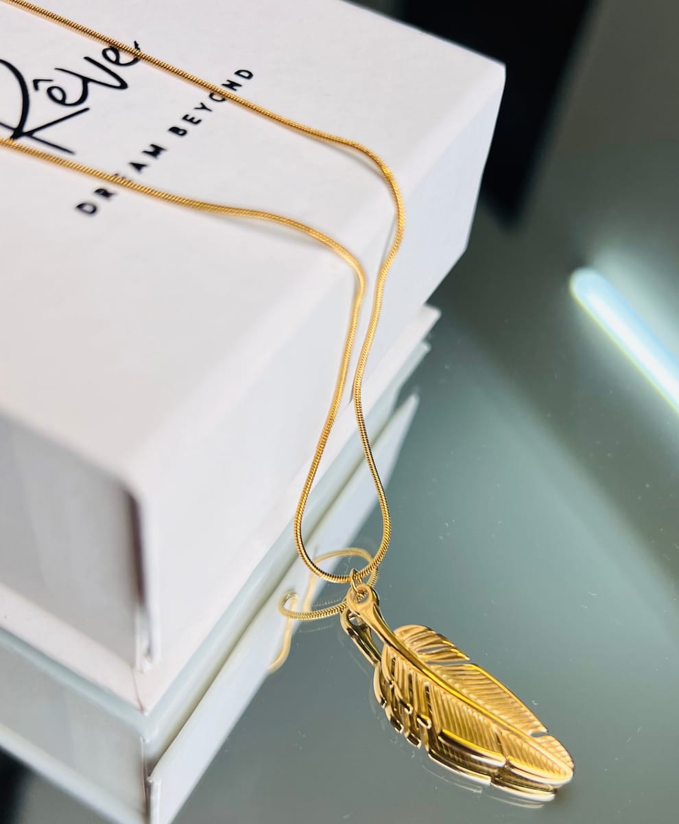 Golden Plume Signature Necklace