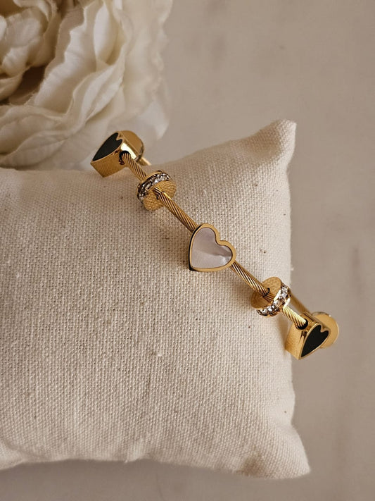 Roman Charm Cable Bracelet