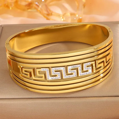 Roman Charm Cable Bracelet