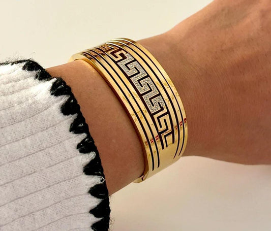 Roman Charm Cable Bracelet