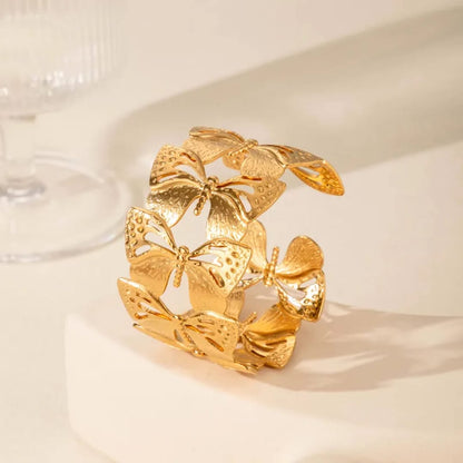Flutter Gold Butterfly Bracelet