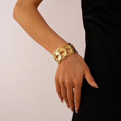 Flutter Gold Butterfly Bracelet