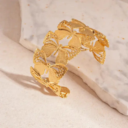 Flutter Gold Butterfly Bracelet