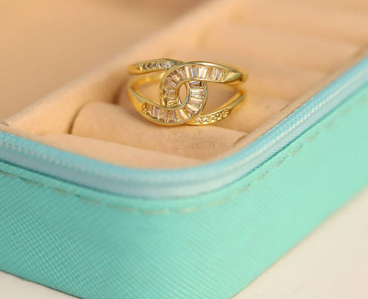 Twist & Sparkle Ring