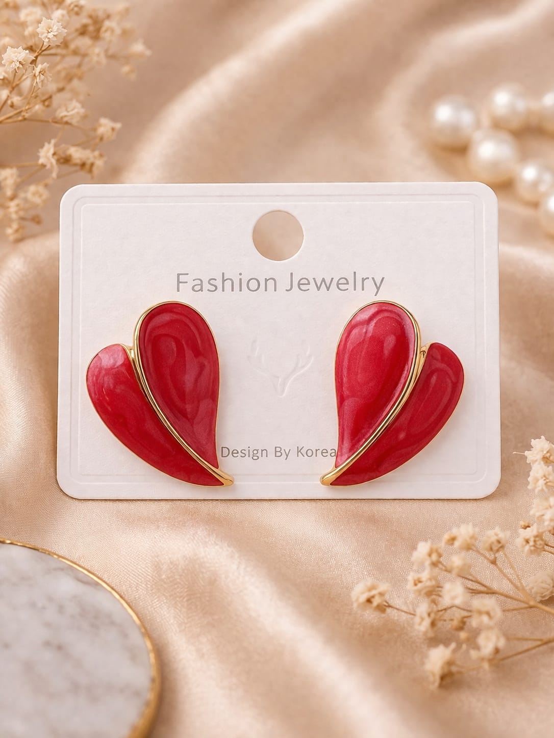 Scarlet Heart Elegance Earrings