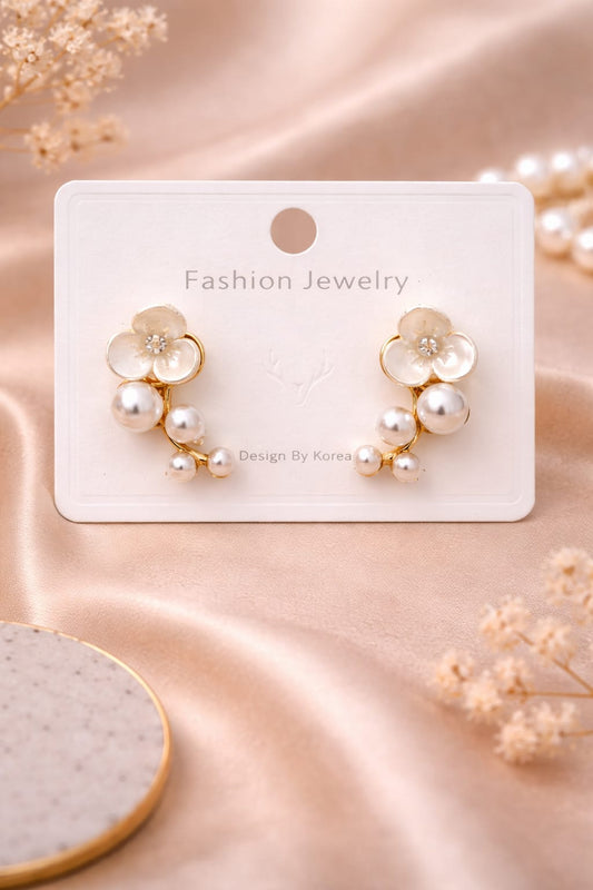 Pearl Bloom Earrings