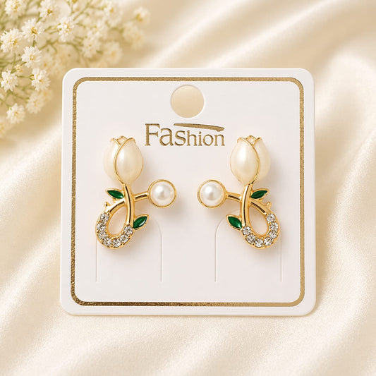 Elegant Rosebud Earrings
