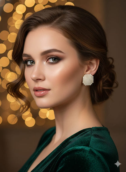 Pearl Cluster Radiance Earrings