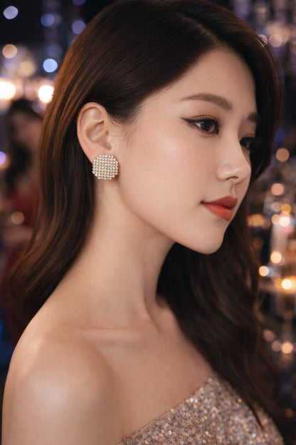 Pearl Cluster Radiance Earrings