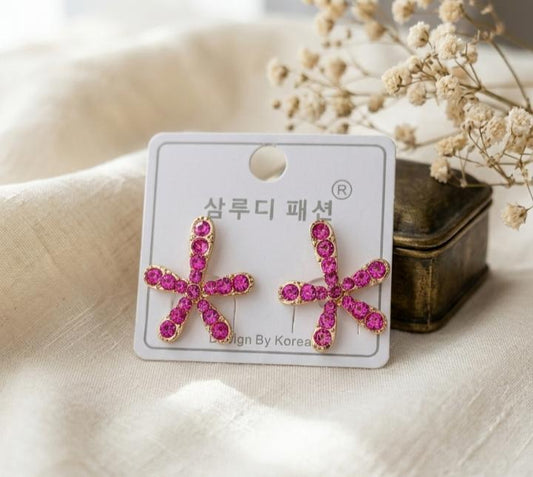 Emerald Starburst Earrings
