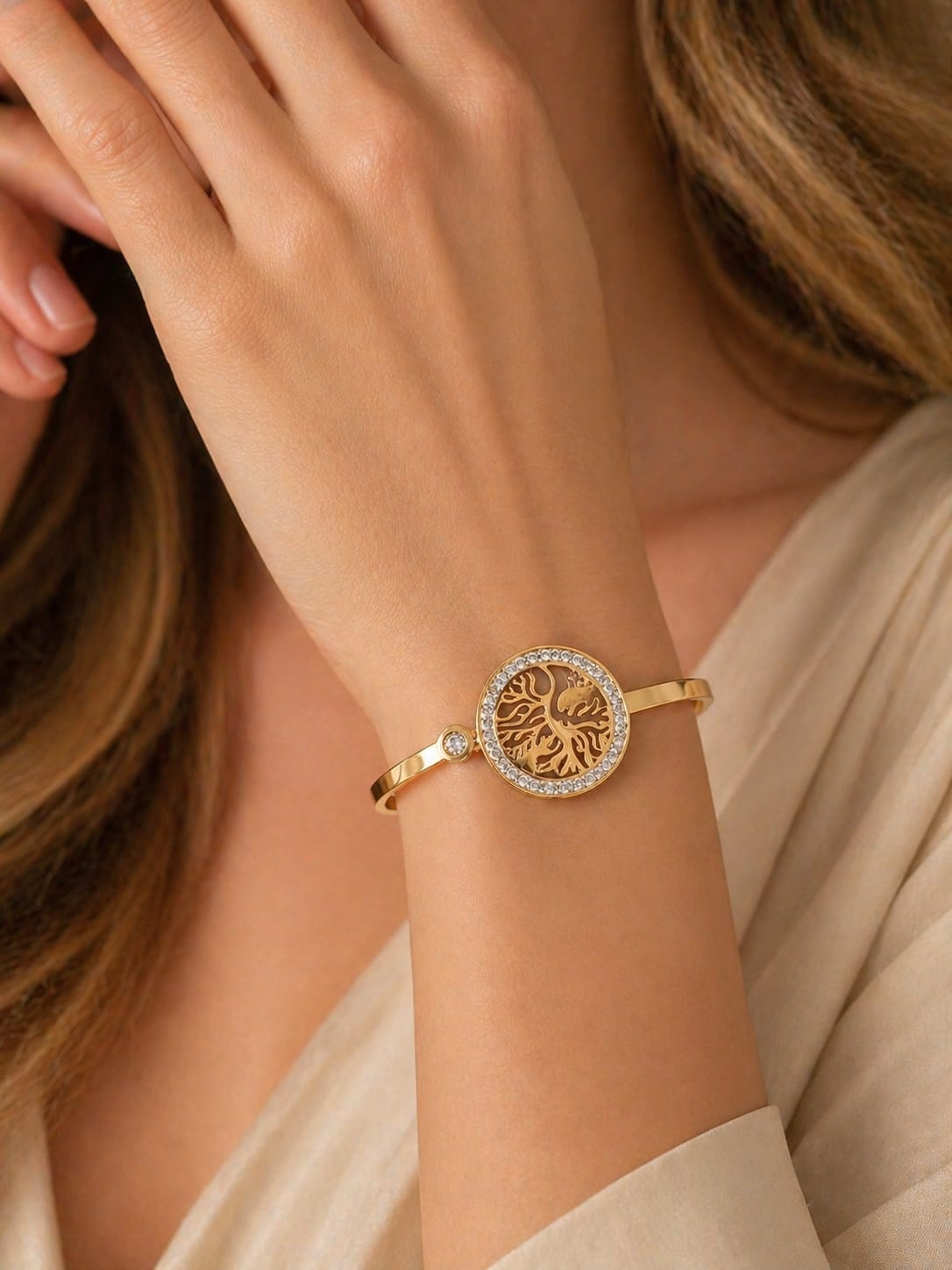 Golden Tree of Life Bracelet