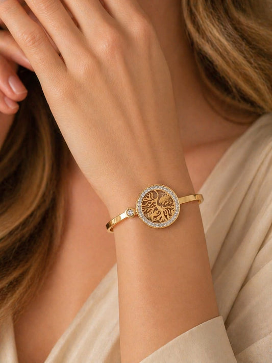 Golden Tree of Life Bracelet