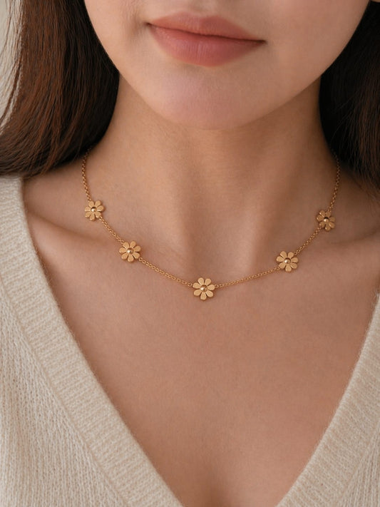 Golden Blossom Necklace