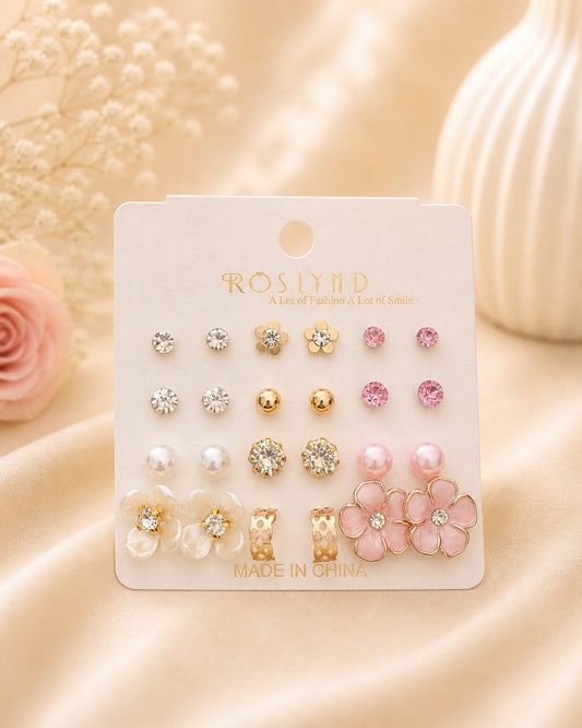 Multi-Stud Earring Set