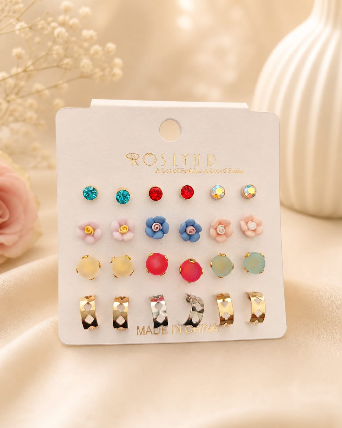 Multi-Stud Earring Set