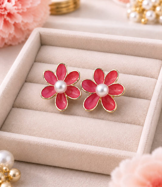 Blooming Pearl Elegance Earrings