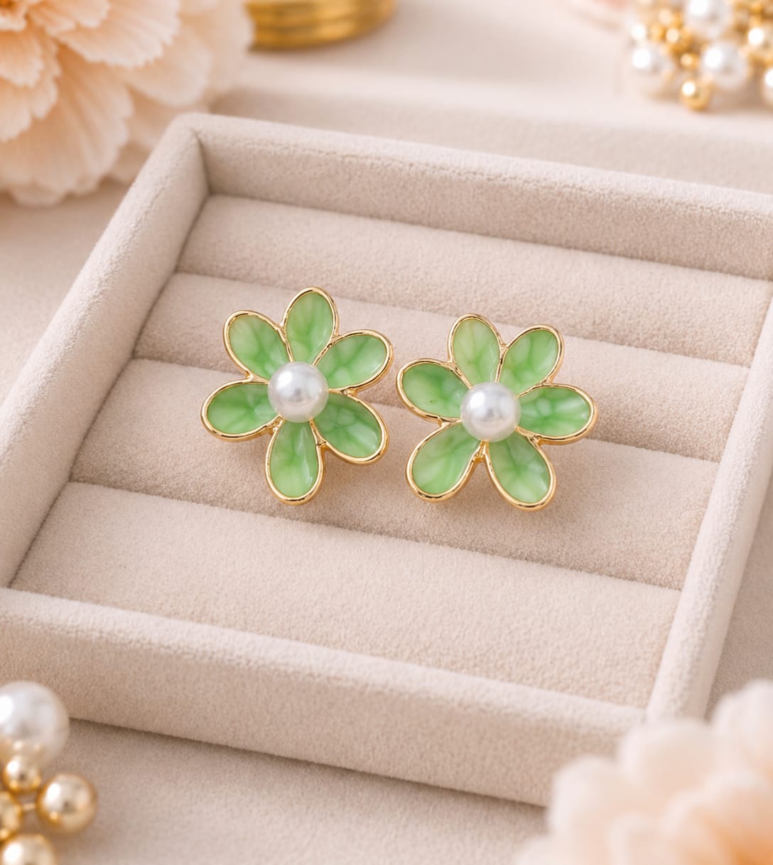 Blooming Pearl Elegance Earrings