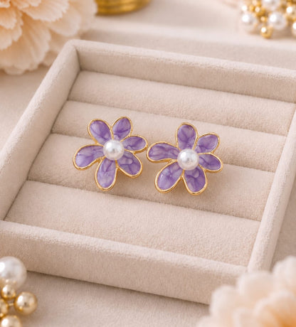 Blooming Pearl Elegance Earrings