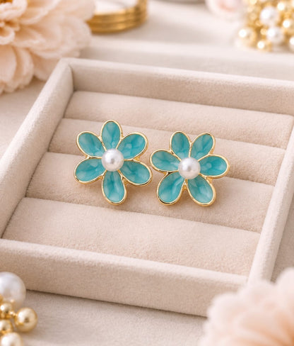 Blooming Pearl Elegance Earrings