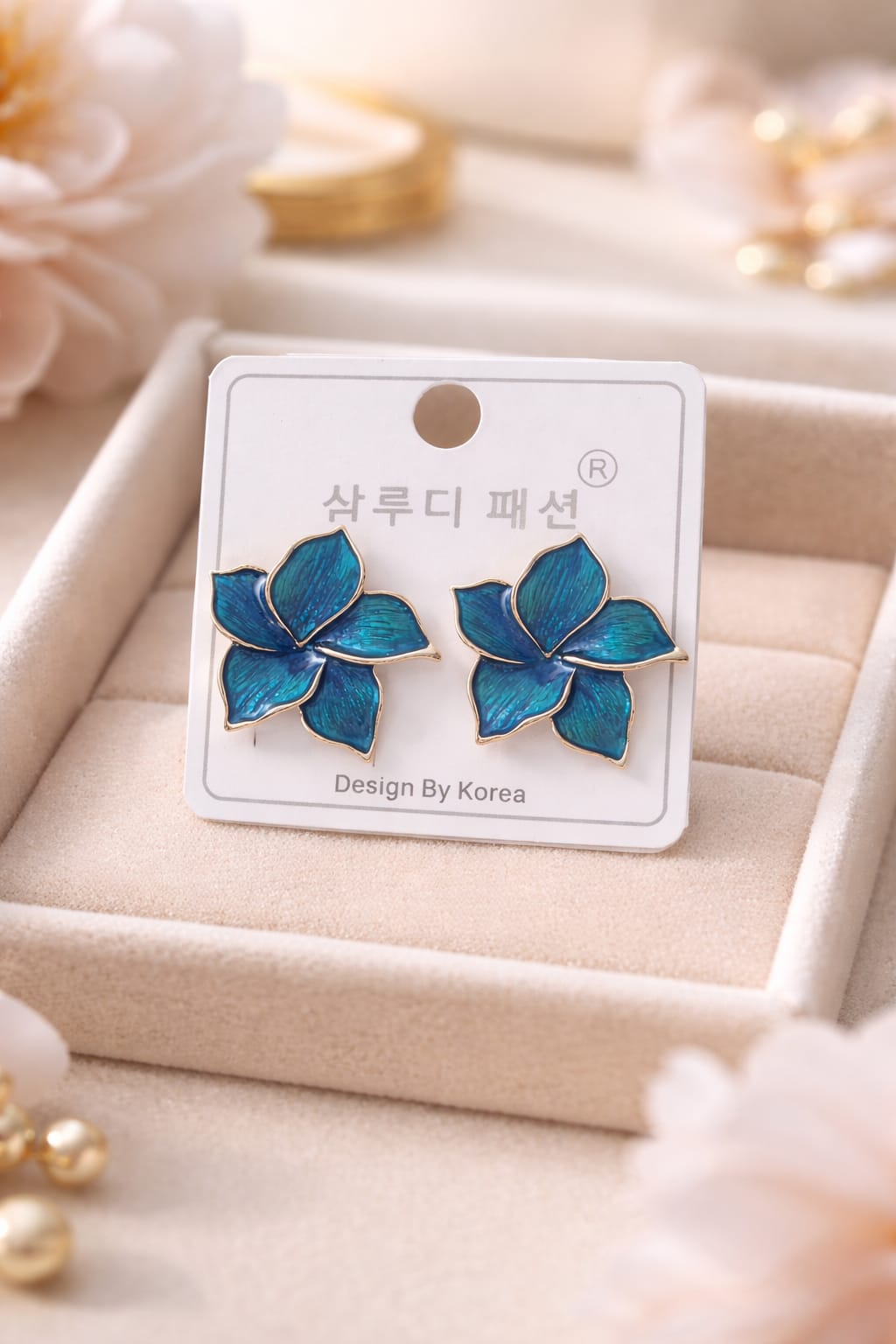 Azure Bloom Earrings