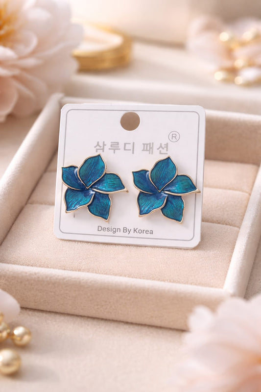 Azure Bloom Earrings