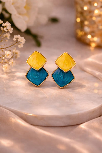 Crimson Duo Earrings