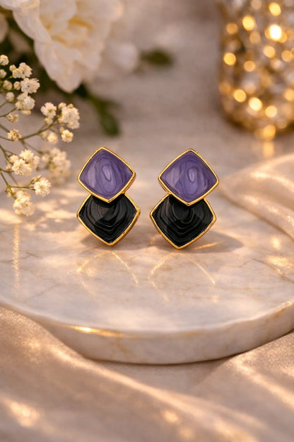 Crimson Duo Earrings