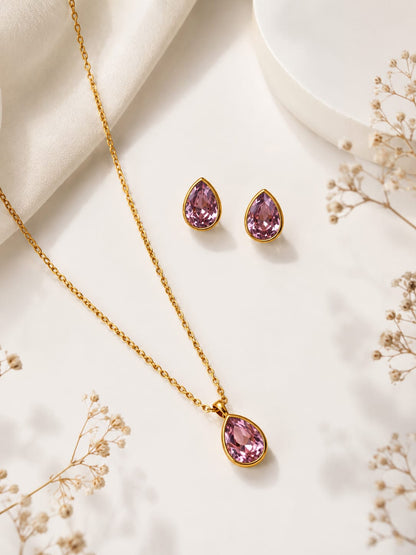 Blush Elegance Teardrop Set
