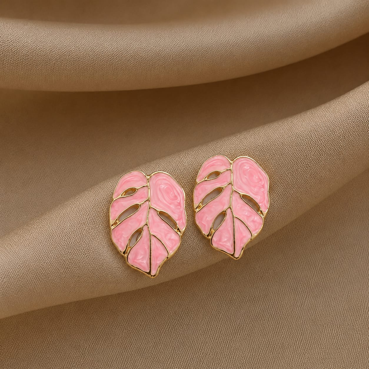 Monstera Leaf Earrings