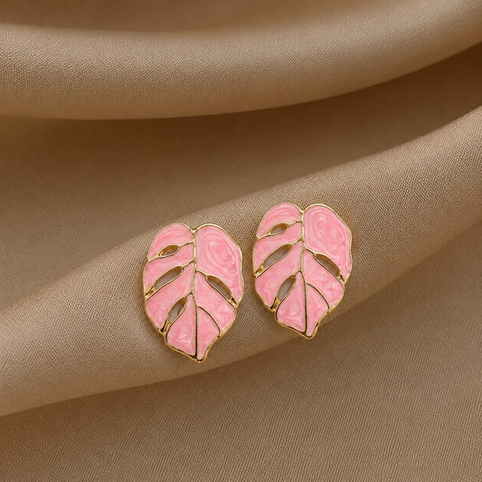 Monstera Leaf Earrings
