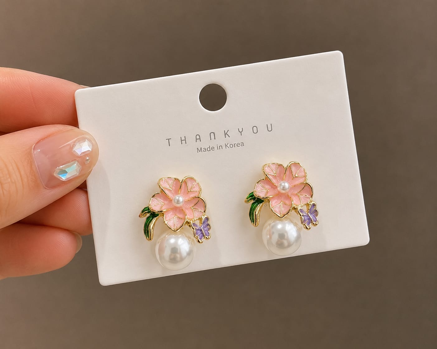 Crimson Bloom Earrings