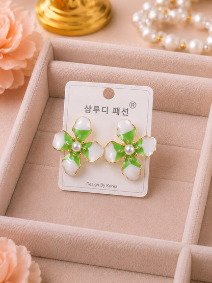 Blush Petal Earrings